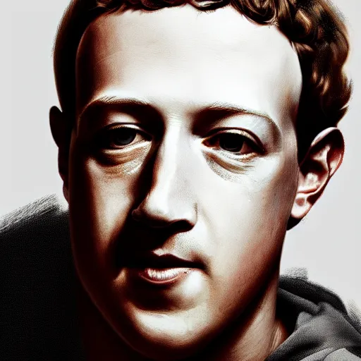 Prompt: mark zuckerberg in the style of meatcanyon , digital art , hyperdetailed , artstation , cgsociety , matt painting , concept art