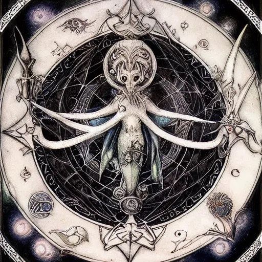 Image similar to detailed and sharp aquarius artistic zodiac artwork, mystic style, detailed, 8 k, detailed, symmetrical, by brian froud