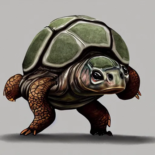 Image similar to Mutant turtle+artstation+concept art