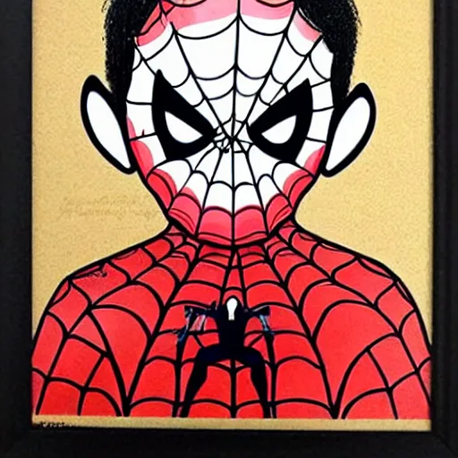 Image similar to Michael Jackson as Spiderman