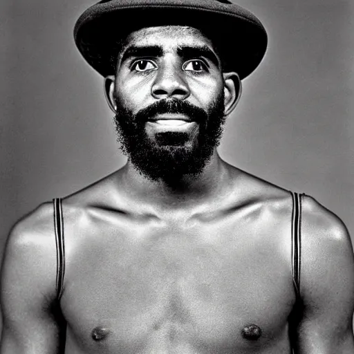 Image similar to portrait of kyrie irving, kyrie irving as che guevara, heroico, black and white, photograph by alberto korda, inspiring, dignifying, national archives