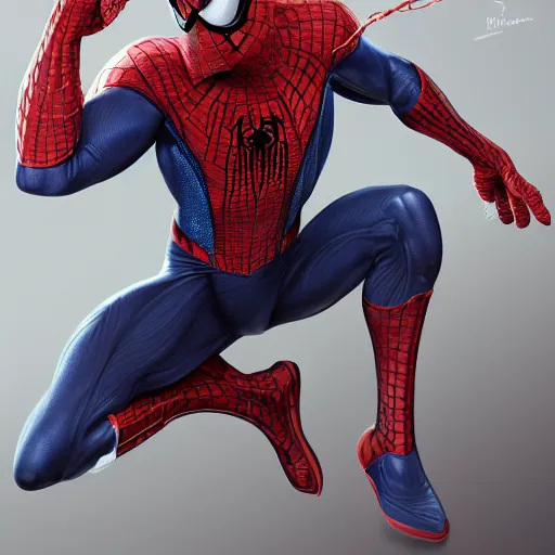 Image similar to full armor spiderman , muscular, extremely detailed eyes, fantastic details full face, mouth, trending on artstation, pixiv, cgsociety, hyperdetailed Unreal Engine 4k 8k ultra HD, Stanley Artgerm Lau, WLOP, Rossdraws, James Jean Marc Simonetti Ruan Jia and Mandy Jurgens and Artgerm and William-Adolphe Bouguerea Sakimichan