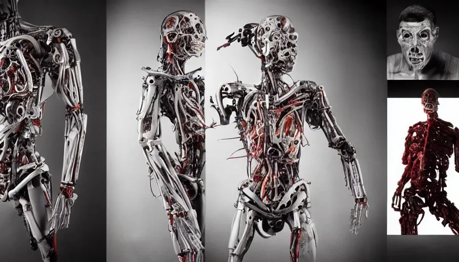 Prompt: big budget horror movie a body worlds cyborg cyborg cyborg cyborg