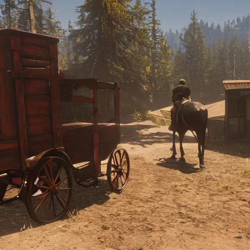 Image similar to a toilet in red dead redemption 2