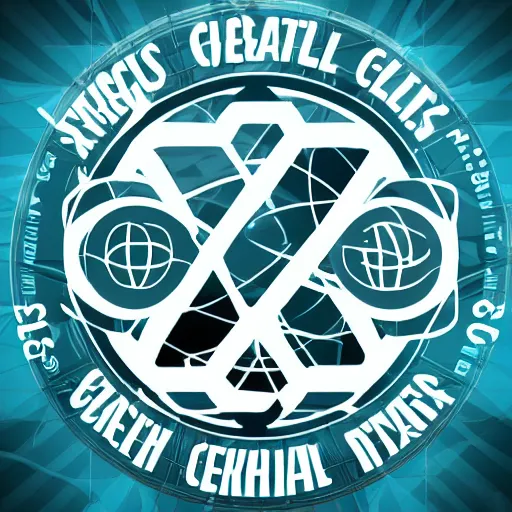 Image similar to symmetry vector logo with the words global, clean, modern