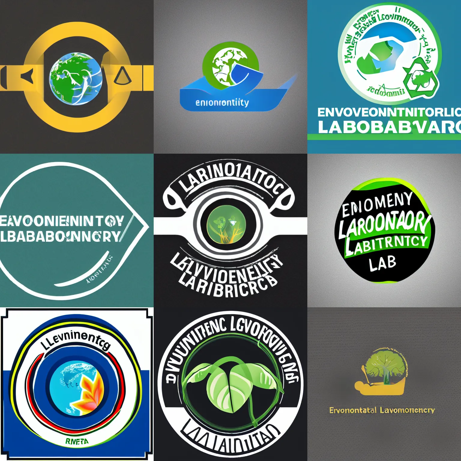 Prompt: logo for environmental laboratory