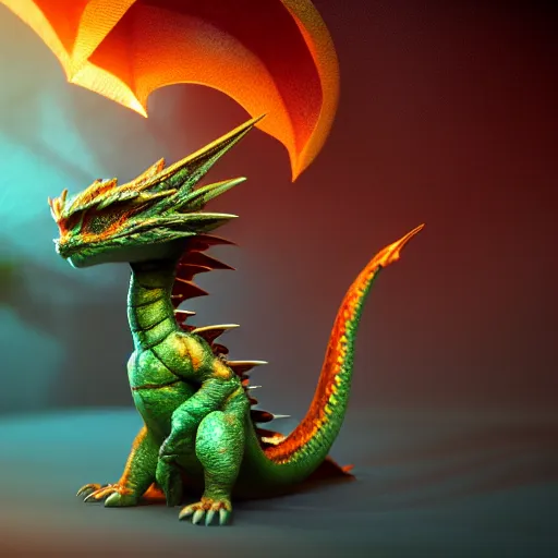 8K 6k 5d 3D Fantasy Dragon Graphic · Creative Fabrica