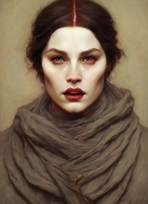 Prompt: half - demon horn, textured, elegant, ( ( wearing a long coat ) ), hyper realistic, extremely detailed, dnd character art portrait, fantasy art, dramatic lighting, vivid colors, artstation, by edgar maxence and caravaggio and michael whelan and delacroix, lois van baarle and bouguereau