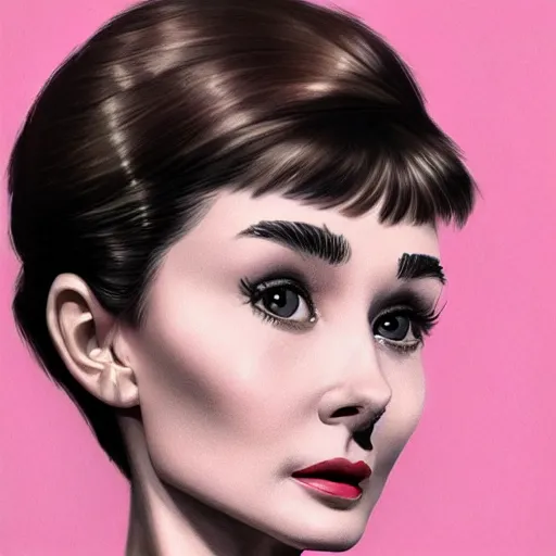 Image similar to a highly realistic, true to life portrait of audrey hepburn, sharp focus, by ilya kuvshinov, ruan jia, tom bagshaw, trending on artstation, cinematic lighting, hyper realism, octane render, 8 k, hyper