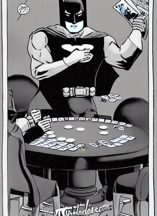 Prompt: batman playing poker,realistic photo