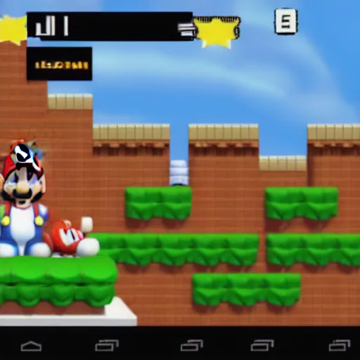 Image similar to screenshot of sml super mario logan video