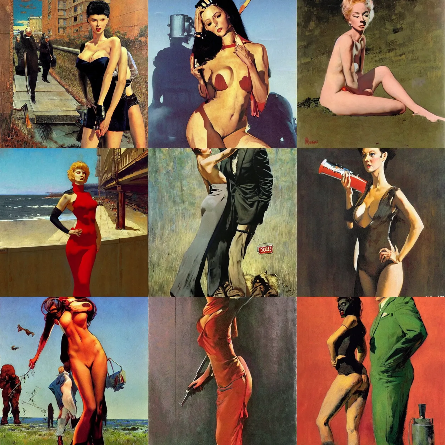 Prompt: artwork of robert mcginnis