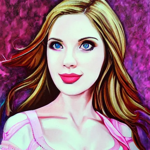 Prompt: amouranth painting, high detail