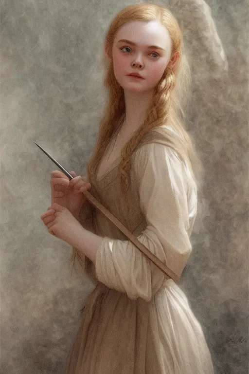 Image similar to elle fanning elle fanning elle fanning traditional corsican, intricate, highly detailed, artstation, illustration, jurgens, rutkowski, bouguereau