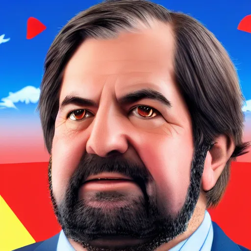 Image similar to chilean president Gabriel Boric as studio ghibli movie, highly detailed, full hd, portrait, 8k