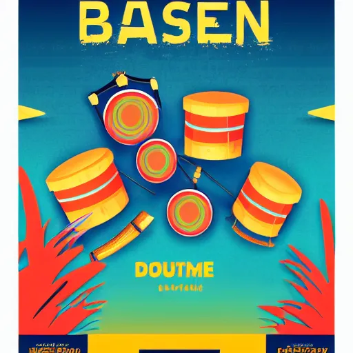 Prompt: poster for a drum n base event, colorful, detailed