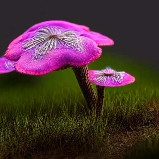 Prompt: photography of a realistic vileplume animal, ultra detailed, 8 k, cinematic lighting, natural background, trending on artstation, pokemon