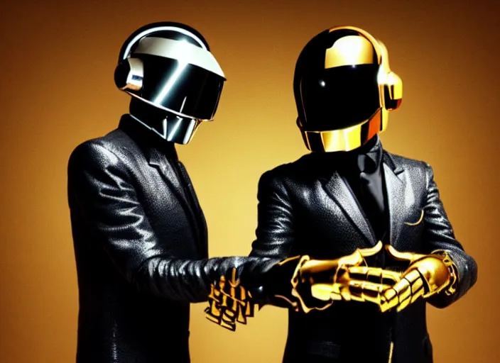 Image similar to steampunk daft punk's