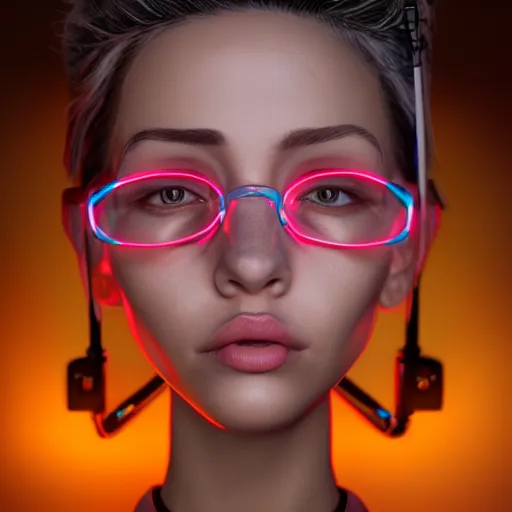 Prompt: cartoon portrait, realistic, highly detailed, neon, rendered in octane, unreal engine, rain, beautiful, trending on artstation, emotional