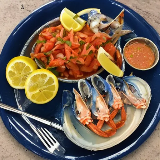 Image similar to casuela de mariscos