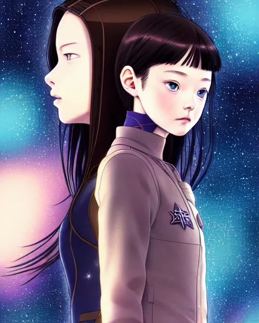 Prompt: portrait Anime as mackenzie foy interstellar, girl cute-fine-face, brown-black-hair hazel eyes pretty face, realistic shaded Perfect face, fine details. Anime. Interstellar,realistic shaded lighting by Ilya Kuvshinov katsuhiro otomo ghost-in-the-shell, magali villeneuve, artgerm, rutkowski, WLOP Jeremy Lipkin and Giuseppe Dangelico Pino and Michael Garmash and Rob Rey