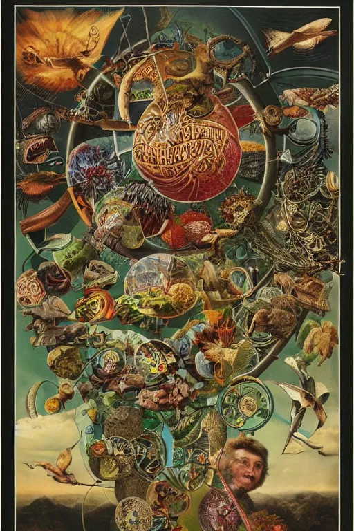 Image similar to vintage magazine advertisement depicting all of the languages in the world on a tongue, by marius lewandowski, by ernst haeckel