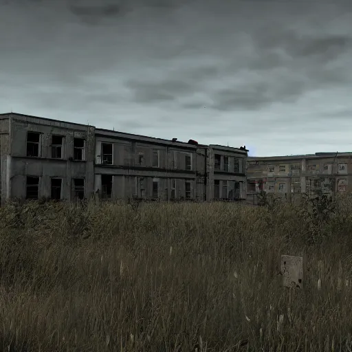 Image similar to dayz game background, abandoned city, 8k ultra realistic