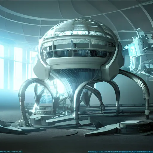 Image similar to futuristic time machine by hg wells +gi, global illumination, physically based rendering, photoreal, small details, intricate, science fiction fantasy concept design