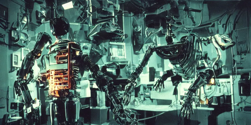 prompthunt: terminator vs alien vs predator vfx film hd