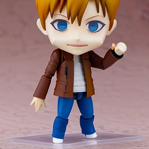 Image similar to a david bowie nendoroid, product shot