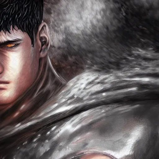 Prompt: photorealistic shockingly amazing portrait of guts from berserk extremely detailed, made by wlop and maxwell boas