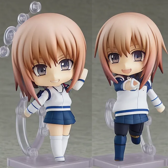 Image similar to an anime nendoroid of falls wall, figurine, detailed product photo