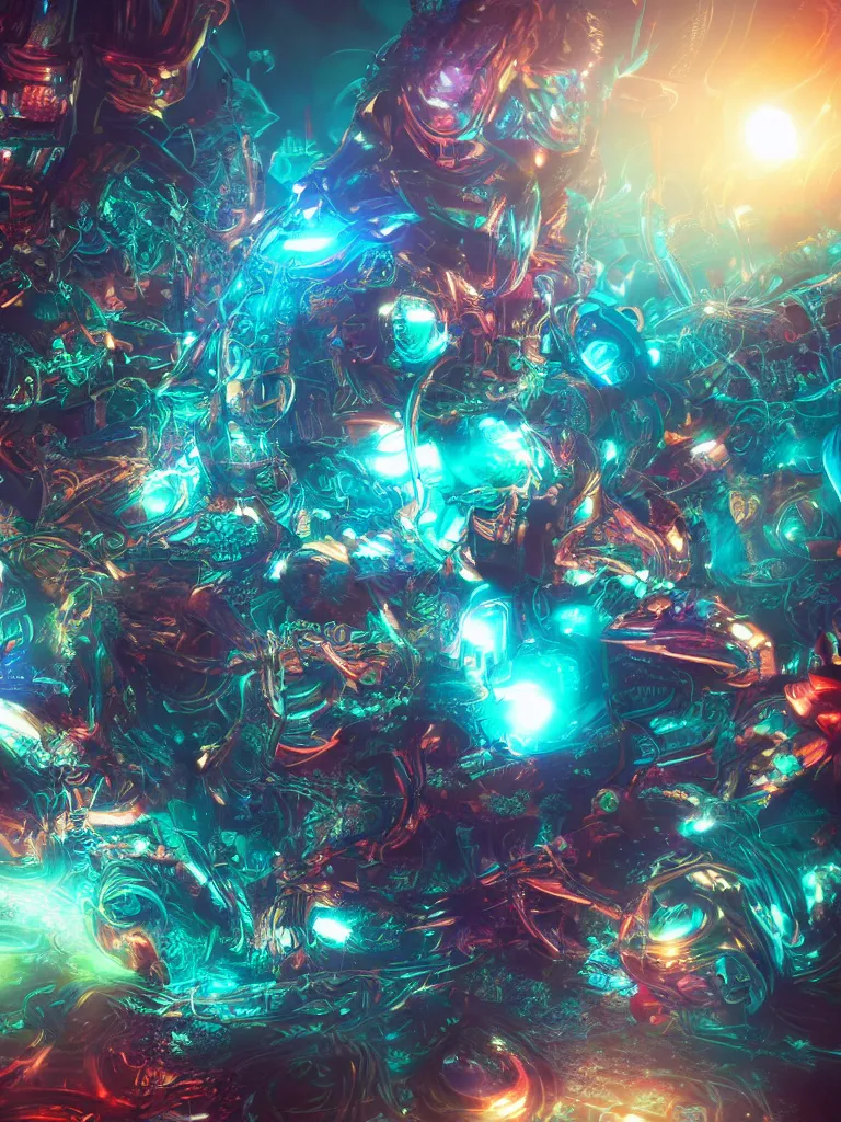 Image similar to a psytrance album cover, by viktoria gavrilenko, octane render, 8 k, beautifully lit