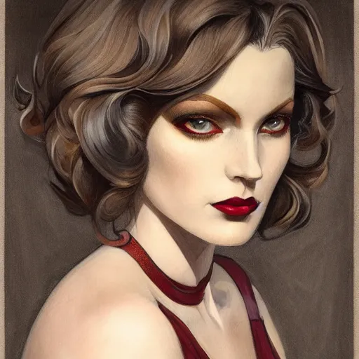 Prompt: a streamline moderne, art nouveau, multi - ethnic and multi - racial portrait in the style of charlie bowater, and in the style of donato giancola, and in the style of charles dulac. expressive, very large eyes. symmetry, ultrasharp focus, dramatic lighting, photorealistic digital painting, intricate, elegant, highly detailed, centered.