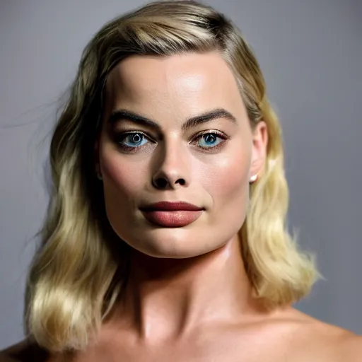 Image similar to margot robbie, 8k highly detailed face,