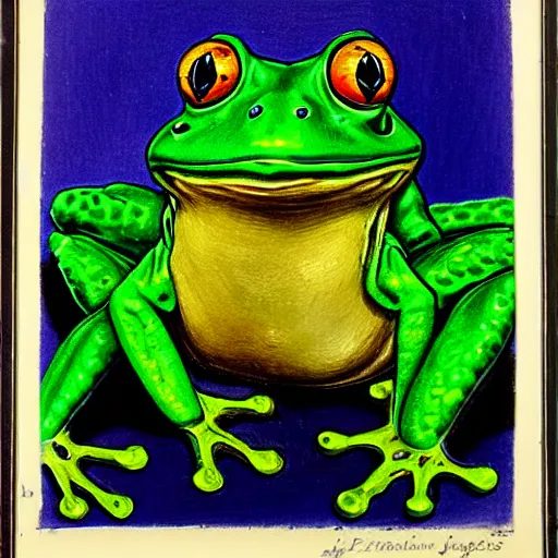 Image similar to jean - frog grenouille, an autoportrait