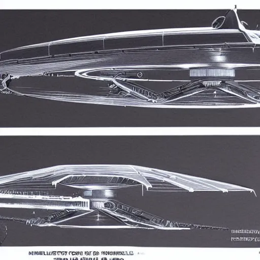 Image similar to technical drawings of a a interstellar spacecraft, amazing, intense lighting, intense effects