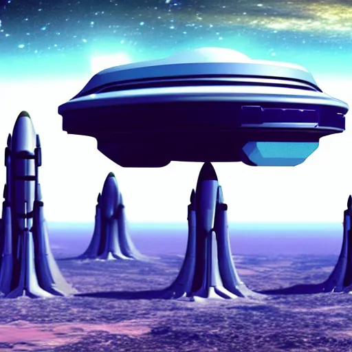 Image similar to of spaceship very large colony strange people in space, very large structure