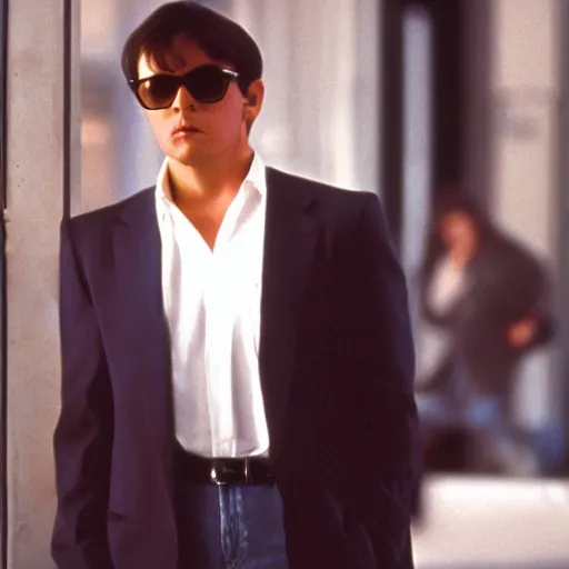 Image similar to a still from the film Risky Business 1983