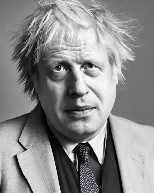 Image similar to boris johnson is argus filch, octane render, hyperrealistic face, photorealistic render