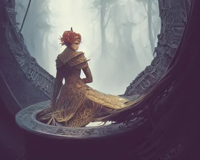 Image similar to photography of alex howitt, deep focus, d & d, fantasy, intricate, elegant, highly detailed, digital painting, artstation, concept art, matte, sharp focus, illustration, hearthstone, art by artgerm and greg rutkowski and alphonse mucha