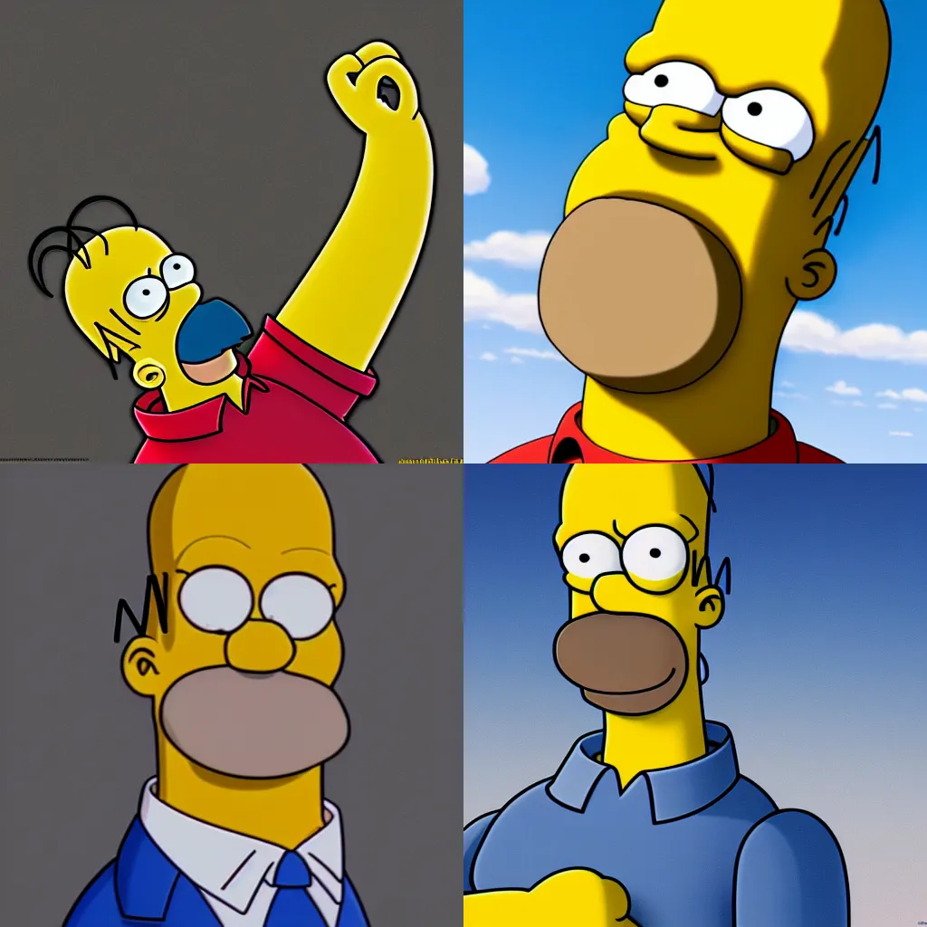 Prompt: Homer Simpson in real life, 8k wallpaper, photorealistic, highly detailed, closeup, headshot