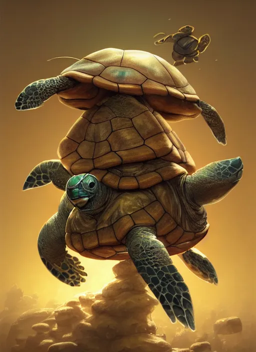 Image similar to cute wise sage turtle holding a staff, subsurface scattering, by jesper ejsing, justin gerard, tomasz alen kopera, cgsociety and fenghua zhong, highly detailed, rim light, cinematic lighting, illustration, art, octane render, very coherent, cinematic, hyper realism, high detail, octane render, 8 k