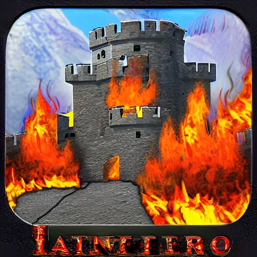 Image similar to castle inferno