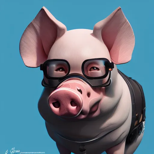 Image similar to a fusion of a dog and a pig, hyperdetailed, artstation, cgsociety, 8 k