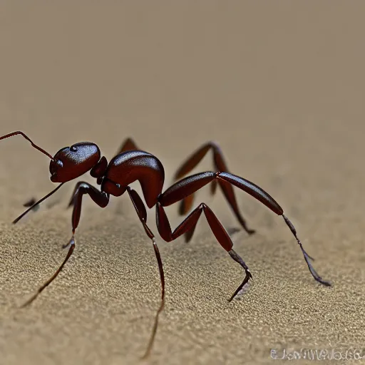 Image similar to an ant with small robotic parts