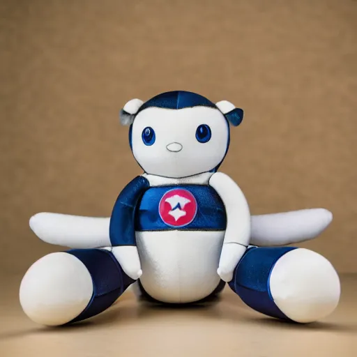 Image similar to marketable plushie gigachad, spotlight 3 d render product photography