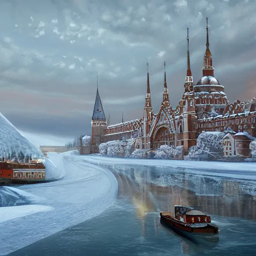 Prompt: an extremely realistic painting depicting the coronation of viktor orban on the frozen danube, detailed, intricate, elegant, fat, highly detailed, digital painting, artstation, concept art, smooth, sharp focus, illustration,