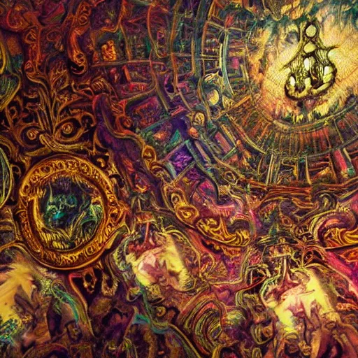 Image similar to baroque dmt trip