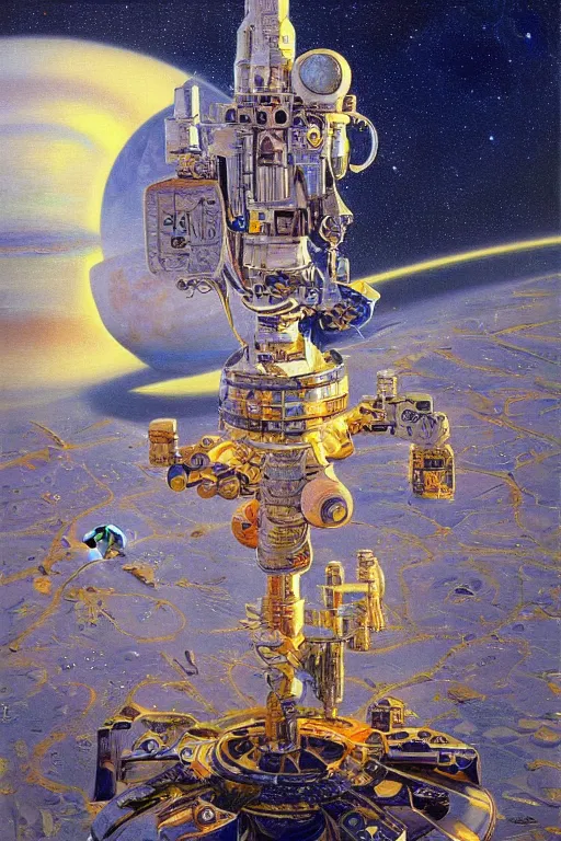 Prompt: space privateer madison beer, painted by james c. christensen and robert mccall, trending on artstation, soft illumination microscopic view abstract illusionism, in the silver hour, avant - garde